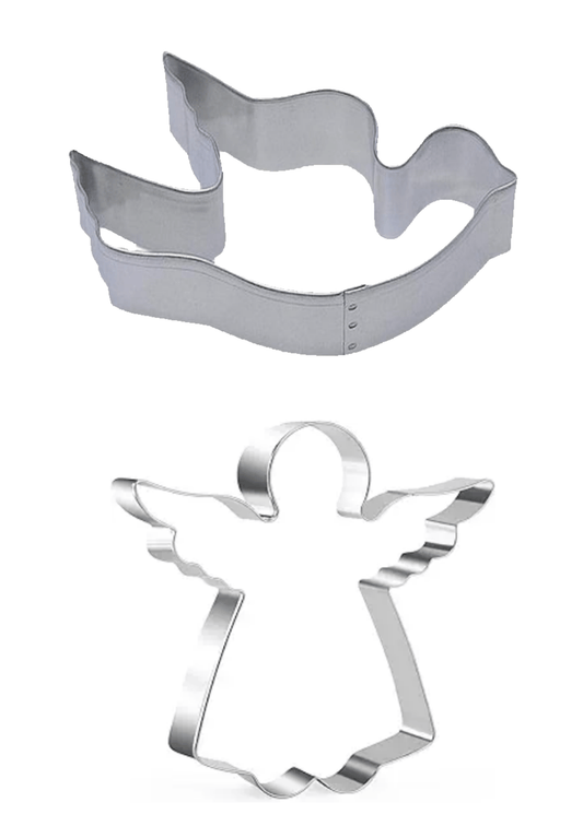 Advent Add - On: Dove & Angel Cookie Cutters - Chavamade