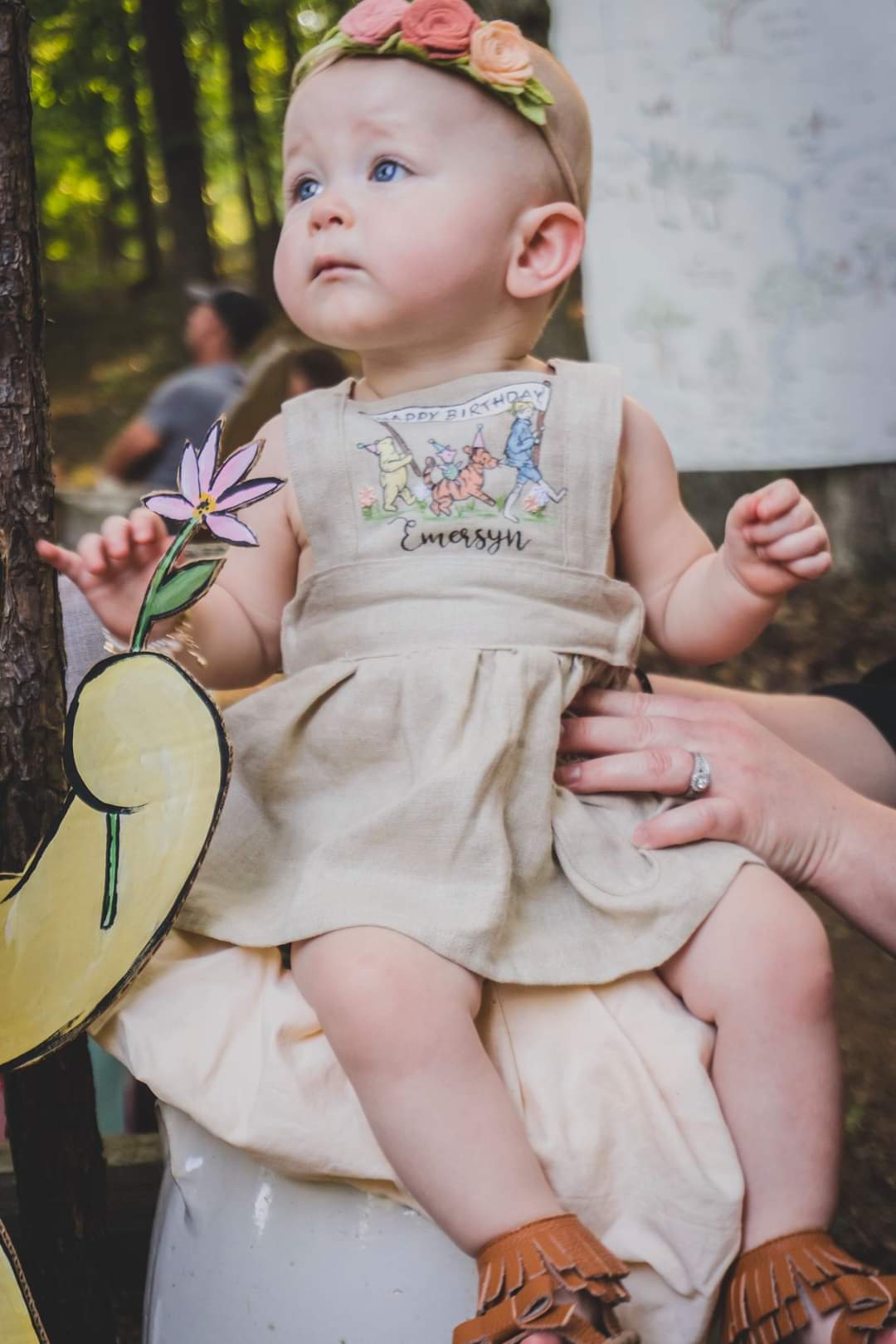 First Birthday Custom Pinafore - Chavamade